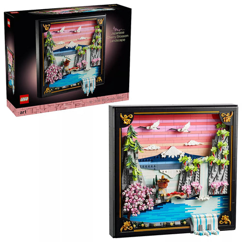 LEGO Japanese Cherry Blossom Landscape