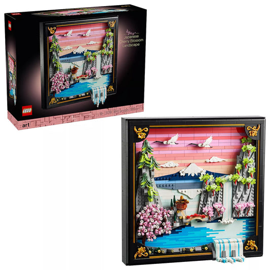 LEGO Japanese Cherry Blossom Landscape