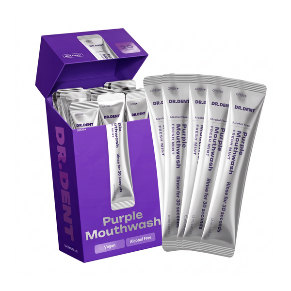 DR.DENT Purple Mouthwash Sachets