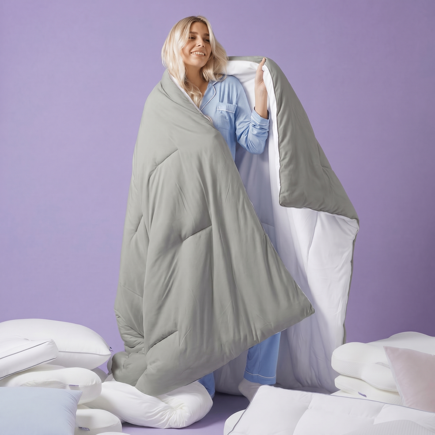 Verelle Marshmallow Comforter