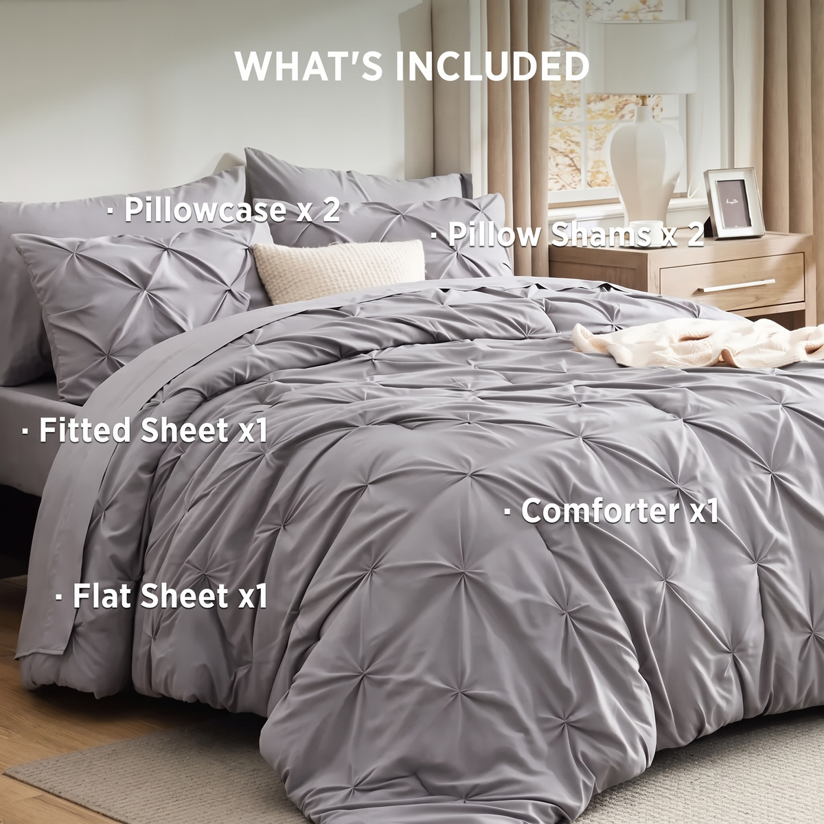 Amara 7-Piece Bedding Set